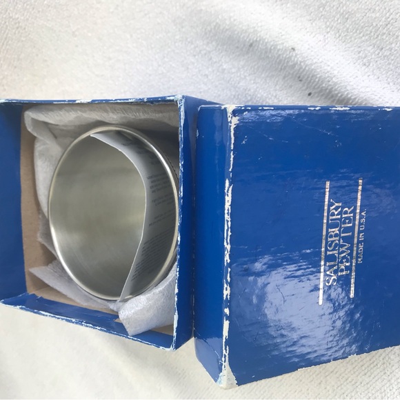 Salisbury Pewter Jefferson Cup Images of America in Box - Picture 5 of 7